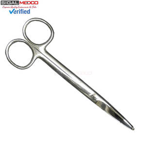 Juego de 2 Tijeras Mayo Estándar de 5.5 Pulgadas, Rectas y Curvas, de Acero Inoxidable, Manuales, con Certificación CE, Instrumentos Quirúrgicos para Tejidos Precisos - Product Image 4