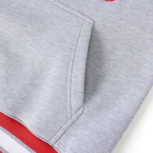 เสื้อสเวตเชิ้ตยูนิเซ็กซ์ปักลาย Grey Crest Chenille Crewneck Fraternity |   ผ้าโพลีเอสเตอร์/คอตตอนสำหรับฤดูหนาว ทรงปกติ - Product Image 5