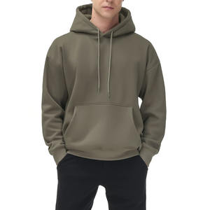 Casual Hoodie For Men's 100% Cotton Top Quality Heavyweight Clothing Streetwear basics cotton blended Hoodie For Men's - Product Image 1
