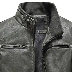 Veste en cuir véritable pour homme, nouvelle collection RTS 2026, style moto, dernière tendance, veste de mode pour homme, CP-MLJ-12 - Product Image 5
