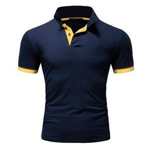 Polo en coton à manches courtes pour homme, coupe classique, logo personnalisé OEM, taille et logo sur mesure. - Product Image 6