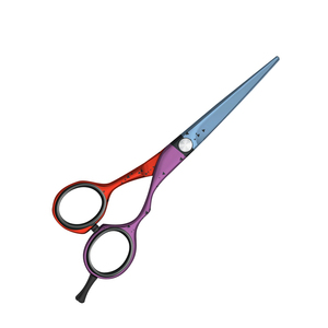 Tijeras de Peluquería MARI INSTRUMENTS con Recubrimiento Multicolor, Mango Inclinado, Tijeras Profesionales para Salón, Cuchillas Afiladas, Tijeras de Salón para Expertos - Product Image 1