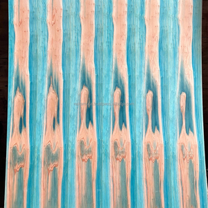 Contrachapado Decorativo IRODORITAI, Contrachapado Enchapado en Cedro Azul Cielo, Revestimiento de Uretano, Diseño Japonés a Rayas, para Dormitorio de Apartamento - Product Image 3