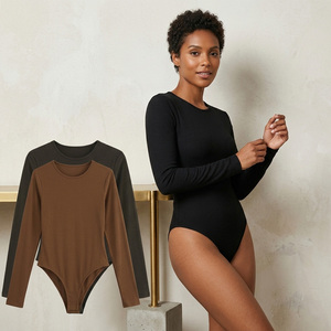 Wholesale Y2K Women Jumpsuit New Summer Custom Logo Full Sleeve Streetwear <b>Bodysuits</b> Romper Casual Vintage Dresses for Women - Product Image 1