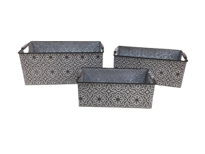 Maceta y maceta galvanizada de forma ovalada para decoración del hogar, maceta decorativa de Metal de hierro de diseño más nuevo - Product Image 2