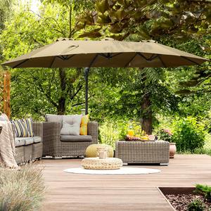 Sombrilla de Jardín de Primera Calidad, Proveedor de Sombrillas para Exteriores, Parasol Grande para Patio con Estructura de Aluminio Resistente - Product Image 2