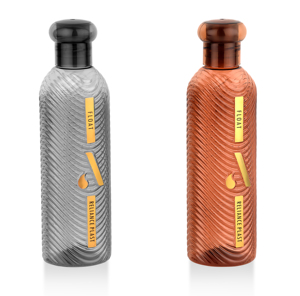 <b>Float</b> <b>Plastic</b> Water Bottle Screw-On Cap Bpa Free Travel Lightweight Minimalist Design Unisex Hiking Outdoor - Product Image 1