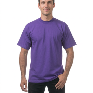 2026 High Quality Men's <b>Plain</b> T Shirts <b>White</b> <b>Tee</b> Shirt Custom Brand Logo Mens Blanks Pain T-shirts for Summer Sale - Product Image 4