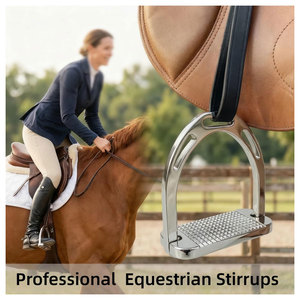 Estribos de Seguridad Reutilizables de Acero Inoxidable Ligeros de Primera Calidad para Montar a Caballo, Saltos y Doma, Compatibles con Montar a Caballo al Estilo Occidental e Inglés - Product Image 4