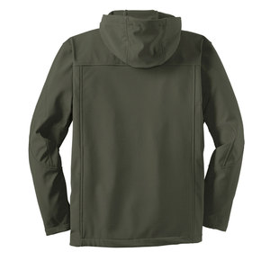 Men's Outdoor Waterproof Softshell Hooded Jacket Fleece Windbreaker for Hiking & Camping Windproof Winter <b>Coat</b> <b>Zipper</b> Closure - Product Image 3