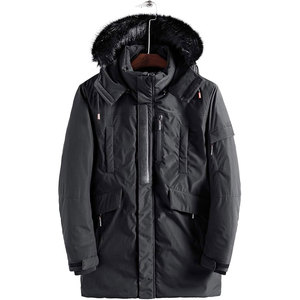 <b>Men</b>’s Warm Parka Ski <b>Jacket</b> Water-Resistant <b>Long</b> Puffer Winter Coat with Removable Faux Fur Hood Insulated Cold Weather - Product Image 6