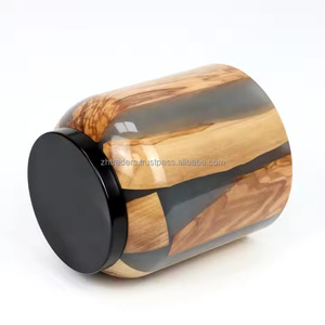 Exquisite Handcrafted Epoxy Resin and Acacia <b>Wood</b> Bukhoor <b>Burner</b> Artistic Design Oud Holder Home Fragrance Ramadan Eid Gifting - Product Image 3