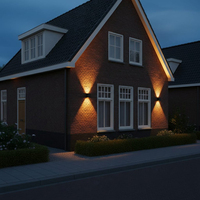Applique murale LED cubique réglable IP65 étanche pour intérieur et extérieur, conforme aux normes européennes, en aluminium, éclairage LED haut et bas pour salon et chambre