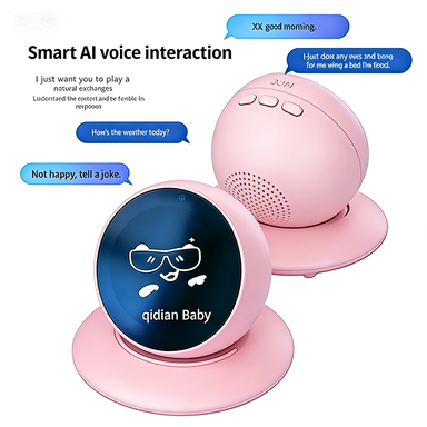 AI Service Robot Educational Real-Time Vehicle Condition Sensing Multimodal BGM Integration 360 Rotation ABS Material Smart