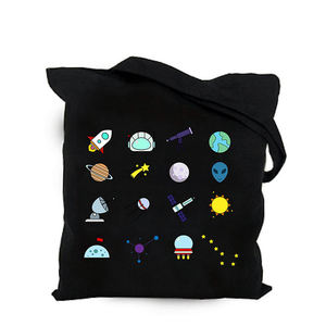 Bolsa de compras de lona de algodón, bolsa de supermercado reutilizable con estampado de Corgi y Pug, con asas largas, bolso ecológico - Product Image 5