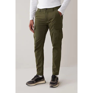 Nueva Colección de Verano: Pantalones Cargo Verdes para Hombre, Corte Slim, Transpirables, Ecológicos, Estilo Urbano, Cierre de Cremallera y Botón, Seis Lavados - Product Image 5