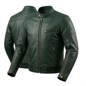 Tough Leather <b>Jacket</b> for Men Motorbike Biker Gear Tactical Style Long Thin Waterproof Breathable Wholesale - Product Image 4