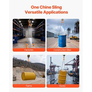 Sollevatore per Fusti G80 con Capacità di 2000 LBS, Catena Robusta da 1,6 Piedi, Imbracatura di Sollevamento per Fusti, Gancio di Sicurezza Rinforzato, Sollevatore Manuale per Fusti - Product Image 4