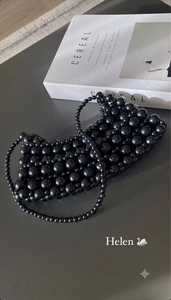 กระเป๋าถือทำมือจากอินเดีย ยี่ห้อ MS Handicraft รับรองคุณภาพ ประดับลูกปัดแก้วหลากสี ดีไซน์สั่งทำได้ พร้อมหูหิ้วแบบถือได้ เหมาะสำหรับใช้ในชีวิตประจำวัน - Product Image 5