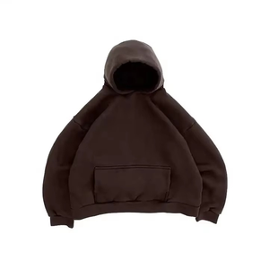 Sudadera con Capucha Corta de Alta Calidad para Hombre, 80% Algodón, 20% Poliéster, Felpa Francesa, Bordada, para Otoño - Product Image 4
