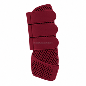 Botas de tendón para caballo MH de malla transpirable, color sólido, protectores de patas personalizados para medicina equina deportiva - Product Image 3