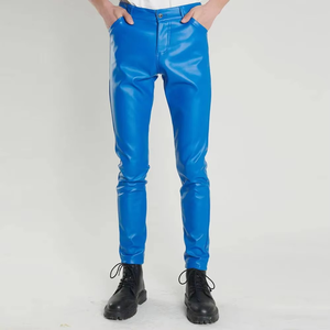 Pantalon en cuir pour homme léger et décontracté de haute qualité, respirant, respectueux de l'environnement, service OEM avec logo personnalisé - Product Image 6