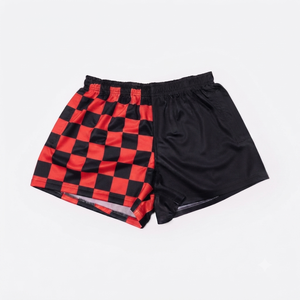 Pantalones Cortos de Rugby Personalizados con Nuevo Diseño, Estampado Personalizado AU Footy, 100% Poliéster Antibacterial, Cintura Elástica, Logotipo y Color Personalizados - Product Image 4