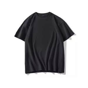 T-shirts imprimés OEM, vente chaude, hauts personnalisés unisexes à col rond, respirants, 100 % coton épais, tie-dye, épaules tombantes pour hommes - Product Image 1