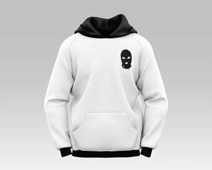 Sweat à capuche oversize en molleton 100 % coton épais, coupe courte, sans cordon, essentiels vierges, logo personnalisé, respirant, pour homme - Product Image 2