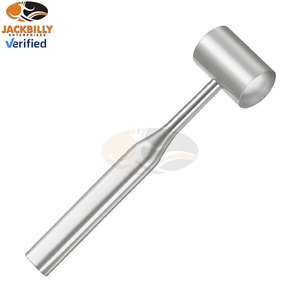 JACKBILLY Marteau chirurgical manuel en acier inoxydable de haute qualité, 185 mm, pour implants osseux, 320 g (tête), 235 g (corps), orthopédique - Product Image 5