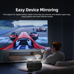 Smart TV AUN U001 2050 ANSI Projecteur Google GTV Widevine L1 Nouveauté GAMME 4K Cinéma Éducatif Salle de classe Chambre à coucher Histoires pour enfants - Product Image 4