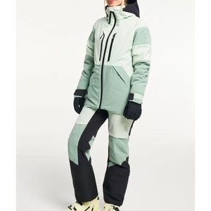 Ensemble veste et pantalon de ski pour femme, imperméable, respirant, isolé, vêtements de ski d'hiver - Product Image 1