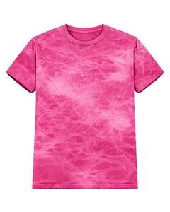 Camiseta Rosa con Efecto Teñido para Hombre, Cuello Redondo, Manga Corta, Algodón, Estilo Casual Urbano, Lavado Vintage, Personalizada, OEM, Proveedor Mayorista de Camisetas - Product Image 1