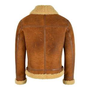 New Fashion High Quality Wholesale Price Winter Plaid Streetwear Leather Men's Casual <b>Jacket</b> Luxury Heavyweight Warm Biker Coat - Product Image 4