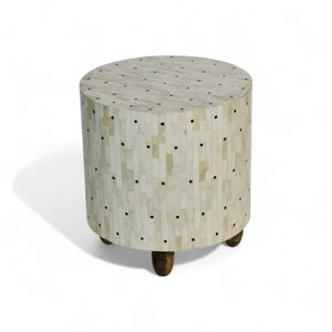 Luxury Bone Inlay Bedside Wardrobe and Table Minimalist Design Side Table Decorative Nightstand End Table Premium Hotel Bedroom - Product Image 6