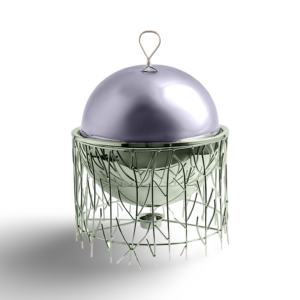 Stainless Steel Casserole <b>Dish</b> with Lid Handmade Design Chafing <b>Dishes</b> Food Serving Hot Pot - Product Image 1