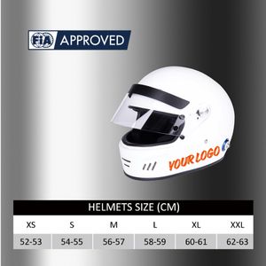 TBRACING Nuevo Casco Integral Flame HE 02 para Carreras y Días de Pista, Certificado FIA/Snell, Seis Tallas de la XS a la 2XL, Color Personalizado OEM ODM - Product Image 3