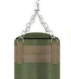 Sac de frappe en cuir synthétique PU/PVC de haute qualité avec remplissage de sable pour l'entraînement au Muay Thai et au Kick Boxing - Product Image 2