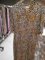 Vestido de Algodón 100% para Mujer, Estampado Paisley Boho, Hombros Descubiertos, Largo Regular, Informal, para Vacaciones, Mangas Cortas, Ajustable