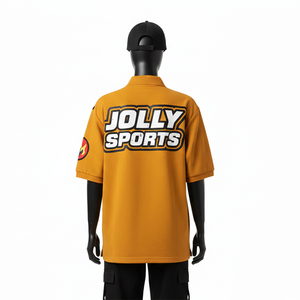 Breathable Premium Women Athletic Polo Pique <b>Fabric</b> Mustard Yellow <b>Black</b> Panel Design Embroidery Patch Logo Women Polo Shirts - Product Image 2