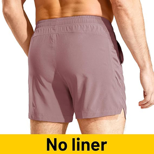 Pantalones Cortos Deportivos para Hombre, Color Morado Sólido, de Secado Rápido, con Bolsillos, Cintura Elástica, Casuales - Product Image 2