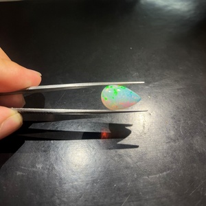 ลูกแพร์คุณภาพสูงจากเอธิโอเปีย,ทรงหลวมธรรมชาติ6.15 Cts พลอยหลวมผลิตเครื่องประดับอัญมณี Cabochon Cut - Product Image 5