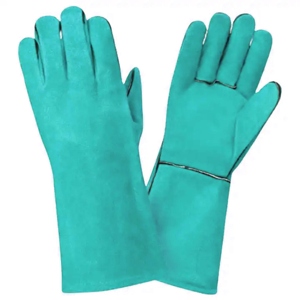 Gants en cuir personnalisables pour vêtements de travail, vestes de sécurité industrielles anti-chaleur et anti-étincelles pour pompiers, soudeurs et manutentionnaires - Product Image 3