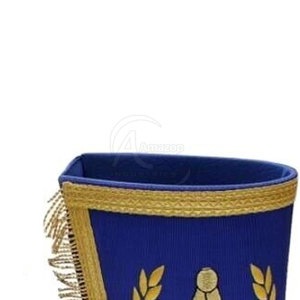 Manchette maçonnique en tissu de haute qualité, design élégant avec finition raffinée pour tenue de cérémonie et événements, manchette maçonnique haut de gamme - Product Image 6