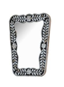 Premium Bone Inlay <b>Mirror</b> <b>Frame</b> Handcrafted Rectangular Decorative <b>Mirror</b> For Hotel Villa And Residence - Product Image 2