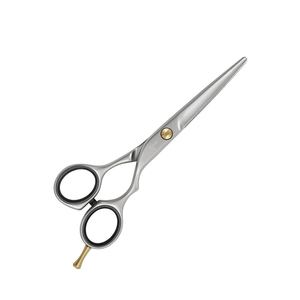 Ciseaux de coiffure de qualité professionnelle en acier inoxydable, ciseaux de barbier avec vis de tension réglable, repose-doigts ergonomique, ciseaux de barbier - Product Image 4