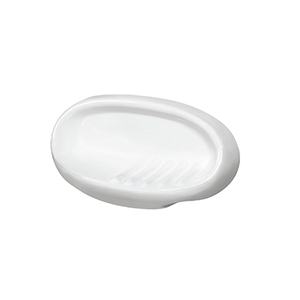 Made in India Home and Hotel Use White Ceramic New Designer Bathrooms Soap Dishes from Indian Exporter and Manufacturer - Product Image 1