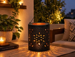 Fancy Modern Luxury Hot Relieve Venta al por mayor Precio barato Mejor calidad Linterna colgante Morroccon Linterna y T-Light Votive Large - Product Image 1