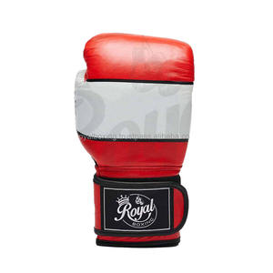 Gants de boxe d'entraînement demi-doigts en cuir synthétique respirant et léger Royal Boxing Five Generation, séchage rapide, ajustables - Product Image 6