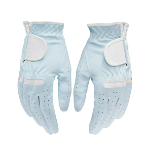 Guantes de Golf Blancos de Piel de Cabretta para Mano Derecha con Agarre, Transpirables, para Deportes al Aire Libre, Venta al Por Mayor - Product Image 2